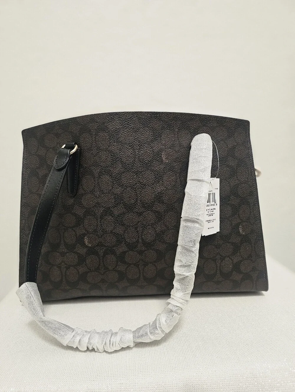 Coach Signature Coated Canvas City Tote / Carryall Bag (Brand New with Defects)
